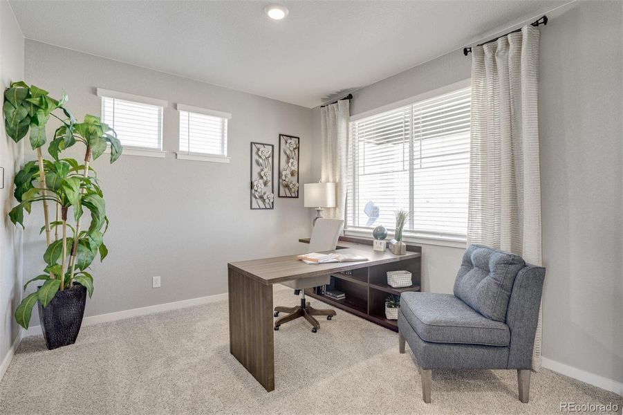 Furnished interior view inside a new home in Spring Valley Ranch, Elizabeth (Image 23).