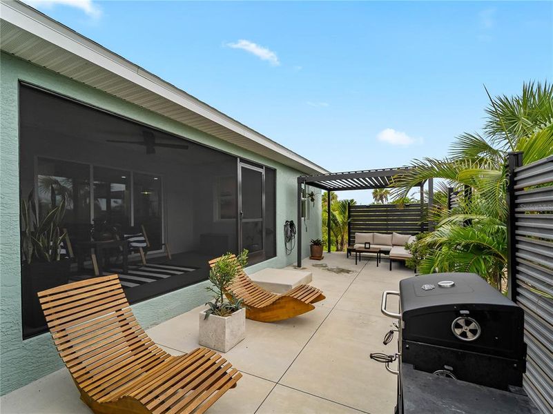 Exterior details and patio area of a home in , Placida (Image 35).