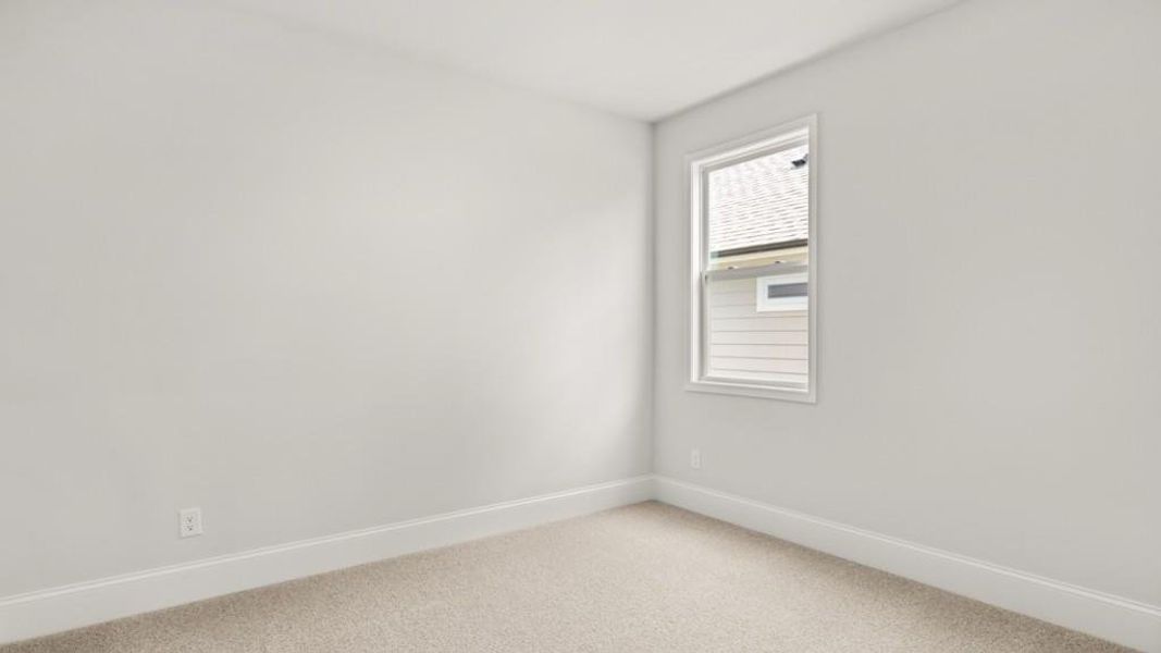 Spacious, unfurnished interior of a new home in Hamptons at Riverwood North, Dallas (Image 23).