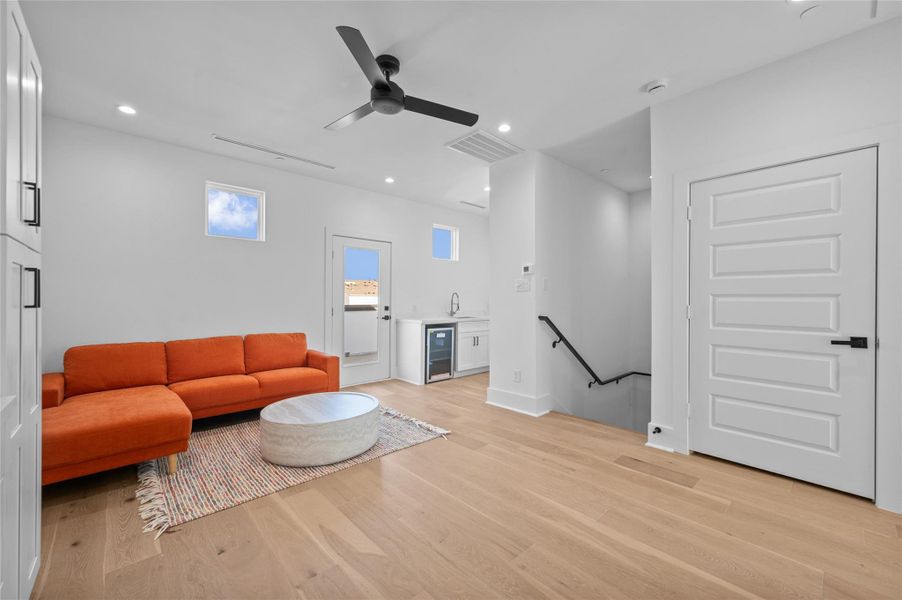 View of fourth floor Game Room