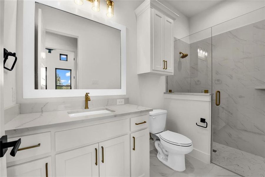 Furnished interior view inside a new home in , Aledo (Image 12).