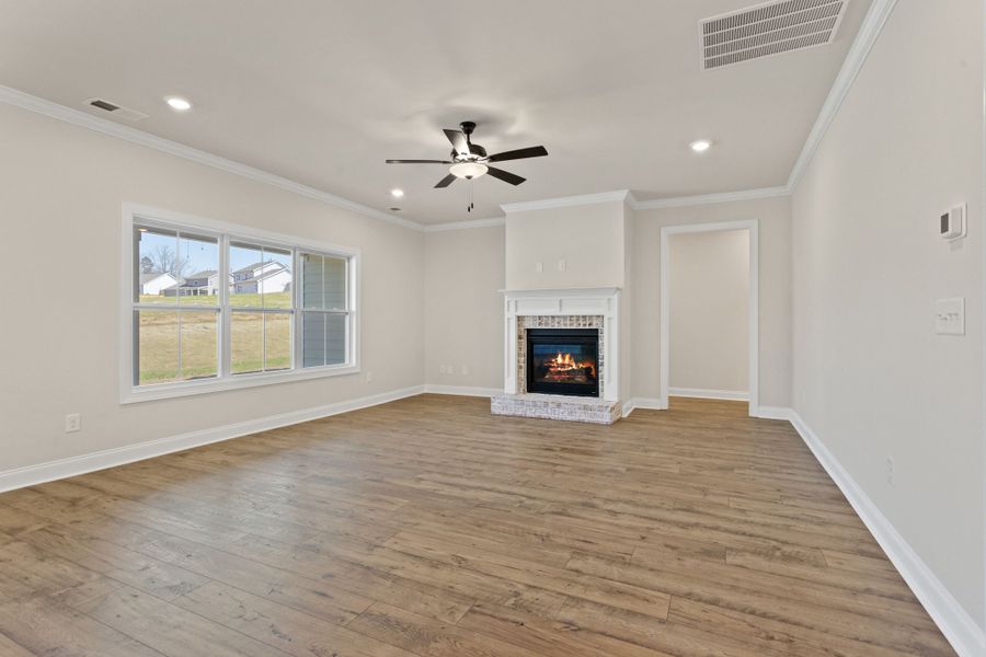 Spacious, unfurnished interior of a new home in Cherokee Knoll, Williamston (Image 18). Spacious, unfurnished interior of a new home in Cherokee Knoll, Williamston (Image 18).