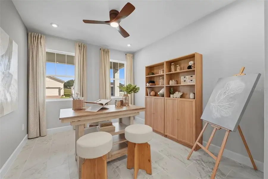 Furnished interior view inside a new home in , Clermont (Image 14).