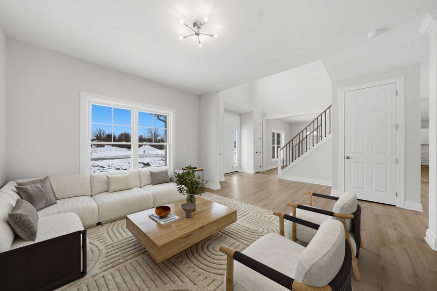 Furnished interior view inside a new home in Cannon Woods, Clarence (Image 7).