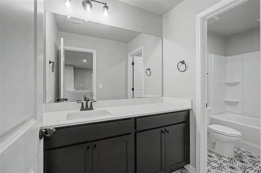 Furnished interior view inside a new home in Sawmill Creek, Austell (Image 9).