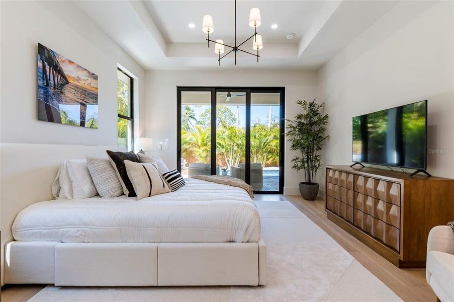 Furnished interior view inside a new home in , Sarasota (Image 41).