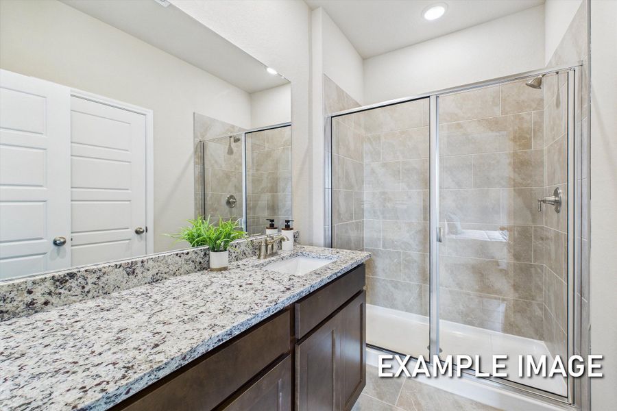 Representative furnished interior of a home built from the The Corral A by Davidson Homes LLC in Morgan Meadows, San Antonio (Image 14).