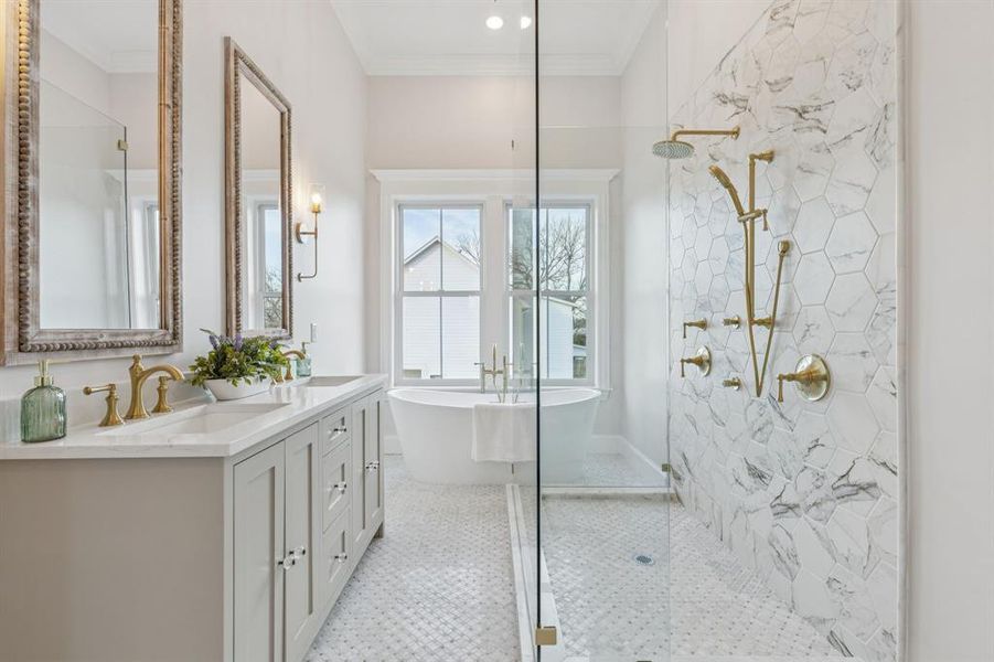 Furnished interior view inside a new home in , Rockwall (Image 16).