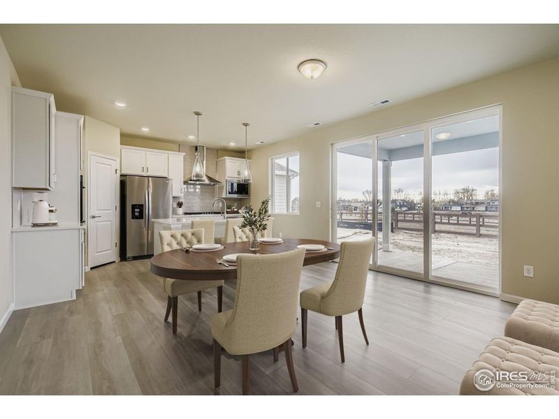Furnished interior view inside a new home in Country Club Reserve, Fort Collins (Image 7).