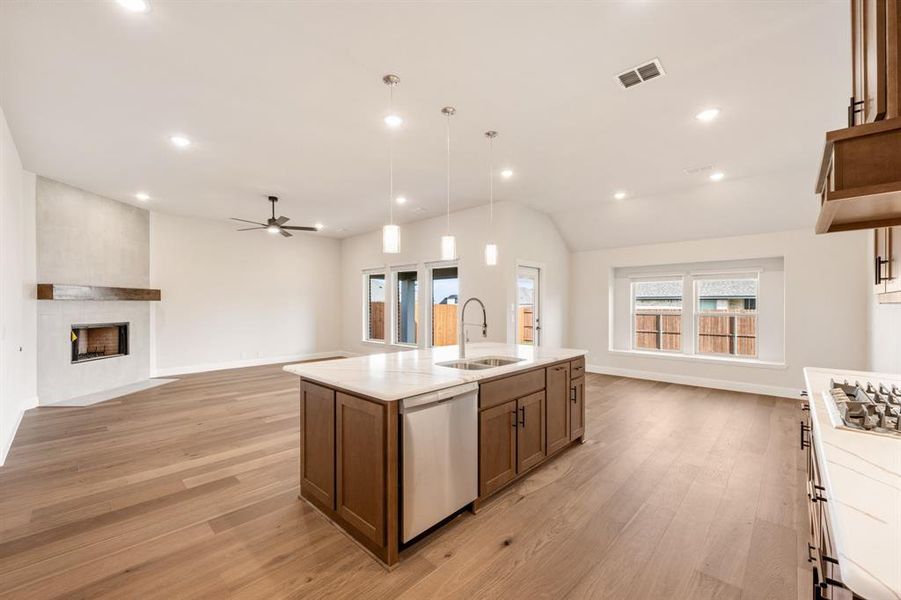 Furnished interior view inside a new home in Timberbrook, Justin (Image 12).