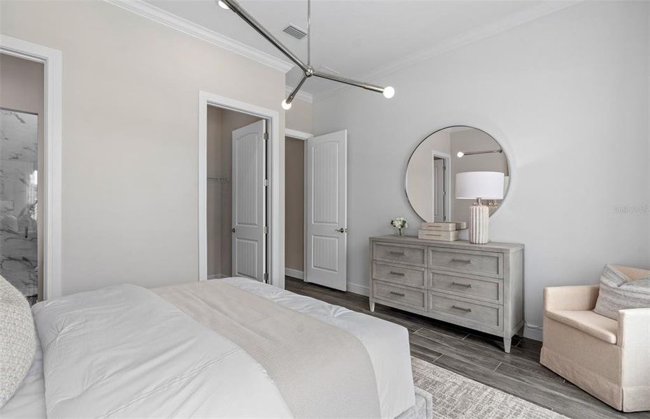 Furnished interior view inside a new home in Del Webb Oasis, Winter Garden (Image 5).