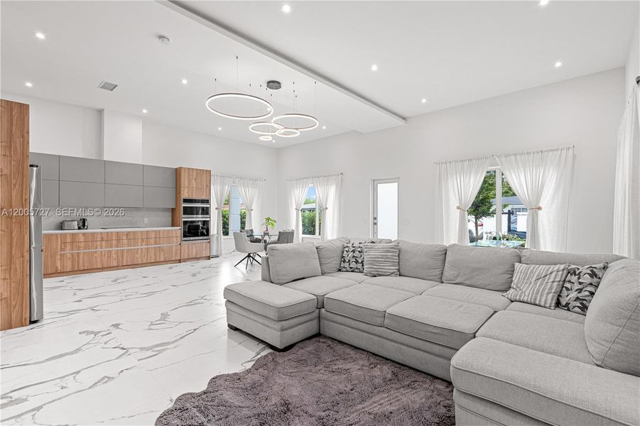 Furnished interior view inside a new home in , Hallandale Beach (Image 6).
