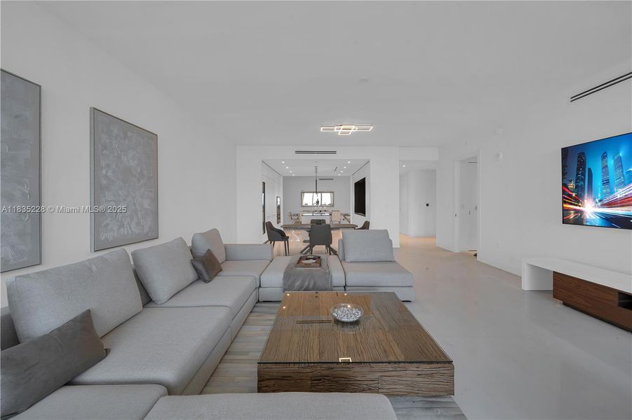 Furnished interior view inside a new home in Aston Martin Residences, Miami (Image 28).