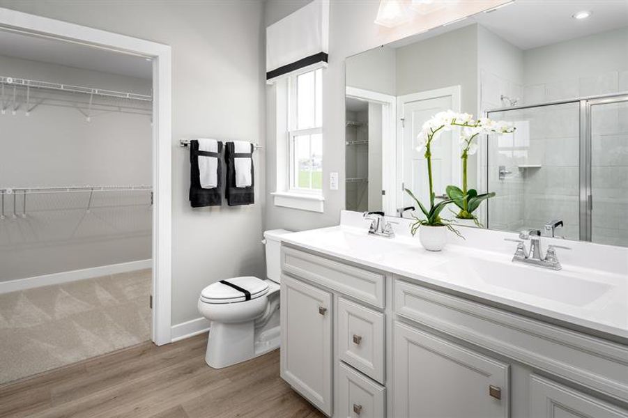 Representative furnished interior of a home built from the Bramante 2-Story by Ryan Homes in Lakes at Riverbend Single Family Homes, Navassa (Image 15).