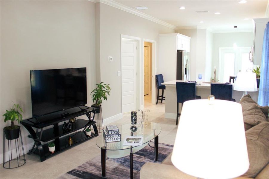 Furnished interior view inside a new home in , Leesburg (Image 8). Furnished interior view inside a new home in , Leesburg (Image 8).