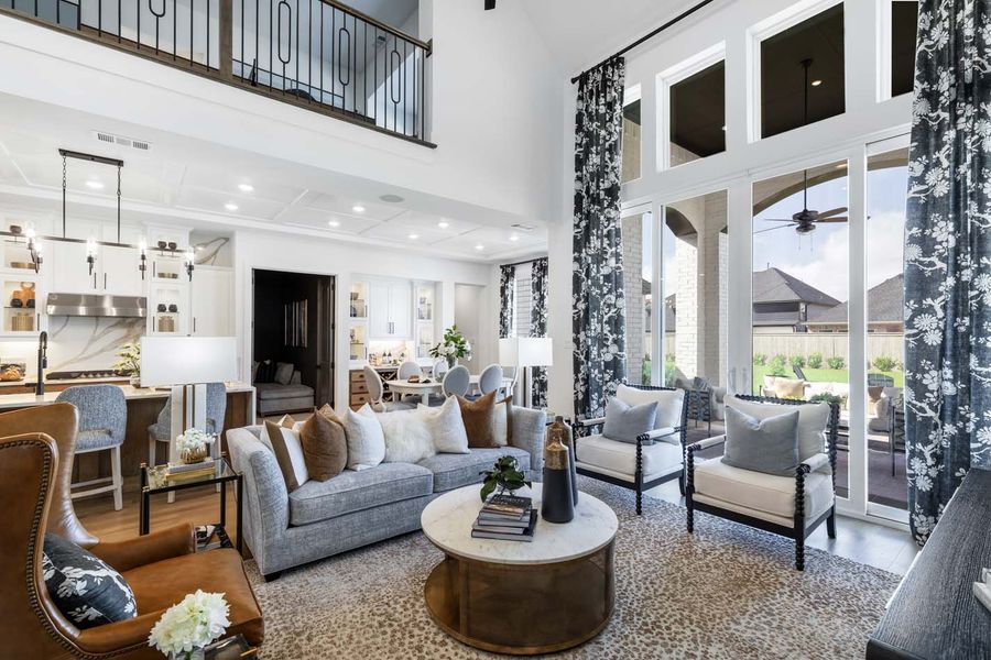 Representative furnished interior of a home built from the 223G by Highland Homes in Santa Rita Ranch, Liberty Hill (Image 7). Representative furnished interior of a home built from the 223G by Highland Homes in Santa Rita Ranch, Liberty Hill (Image 7).