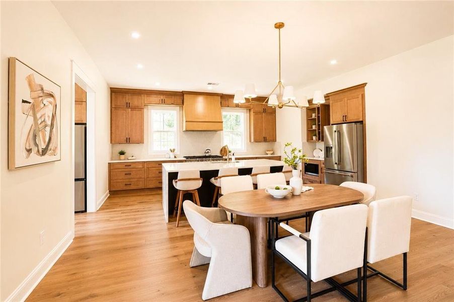 Furnished interior view inside a new home in , Dacula (Image 31).