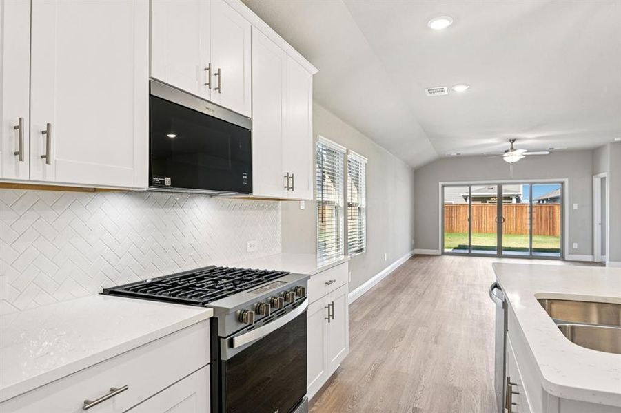 Furnished interior view inside a new home in Lakehaven - Signature Series, Farmersville (Image 11). Furnished interior view inside a new home in Lakehaven - Signature Series, Farmersville (Image 11).