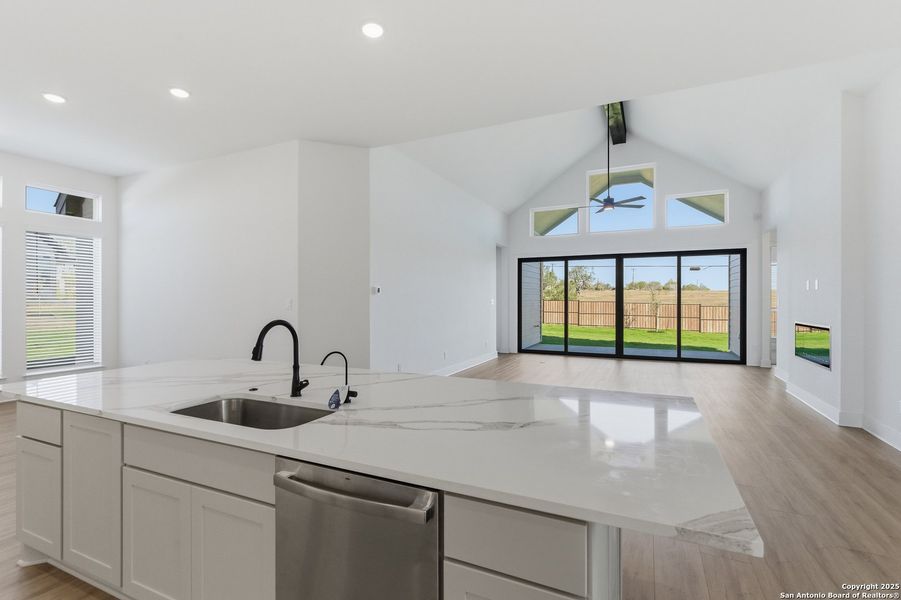 Furnished interior view inside a new home in Sienna Lakes, San Antonio (Image 16).