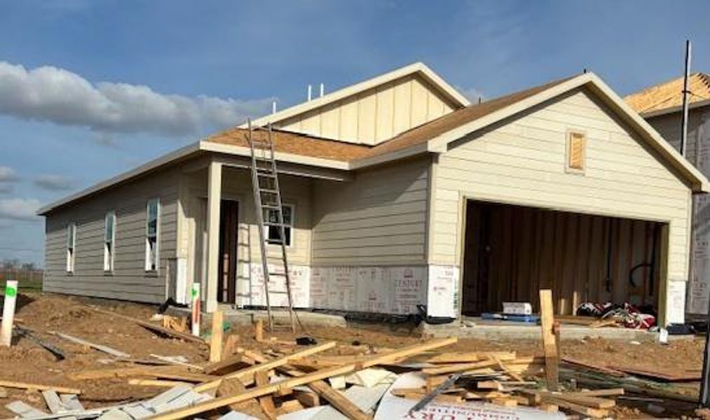 In-progress construction of a new home in Laurel Farms, Brookshire, TX (Image 17).