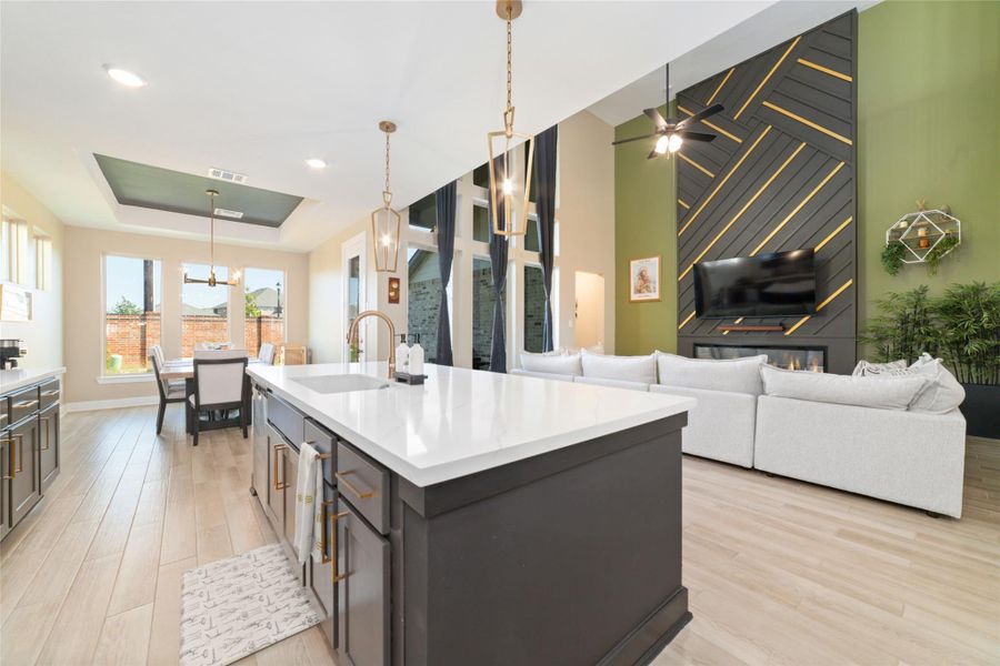 Furnished interior view inside a new home in Sunterra (Katy ISD), Katy (Image 6). Furnished interior view inside a new home in Sunterra (Katy ISD), Katy (Image 6).