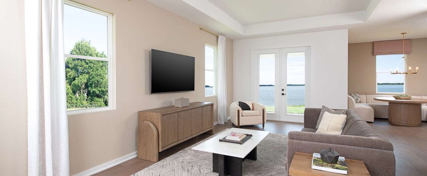 Representative furnished interior of a home built from the Plant by Ashton Woods in Lake Cawood Cove, Windermere (Image 4). Representative furnished interior of a home built from the Plant by Ashton Woods in Lake Cawood Cove, Windermere (Image 4).