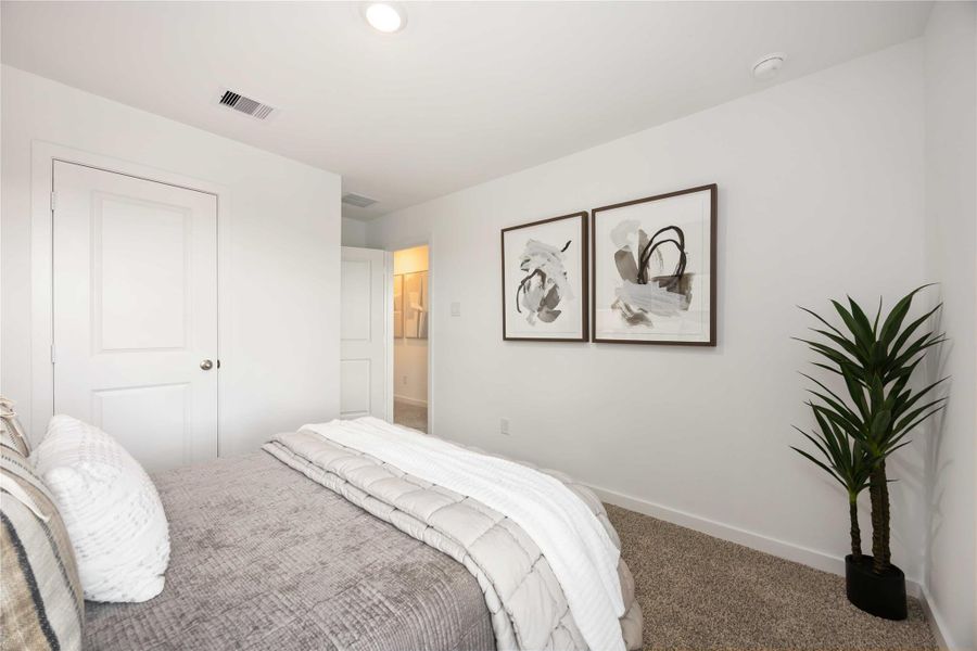 Furnished interior view inside a new home in Grand West, Houston (Image 23).