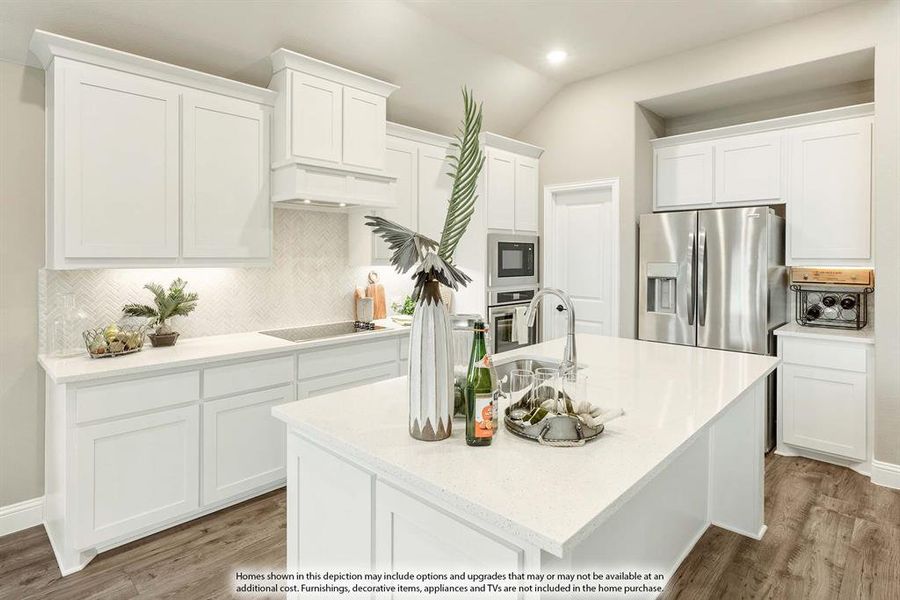 Furnished interior view inside a new home in ArrowBrooke, Aubrey (Image 16).
