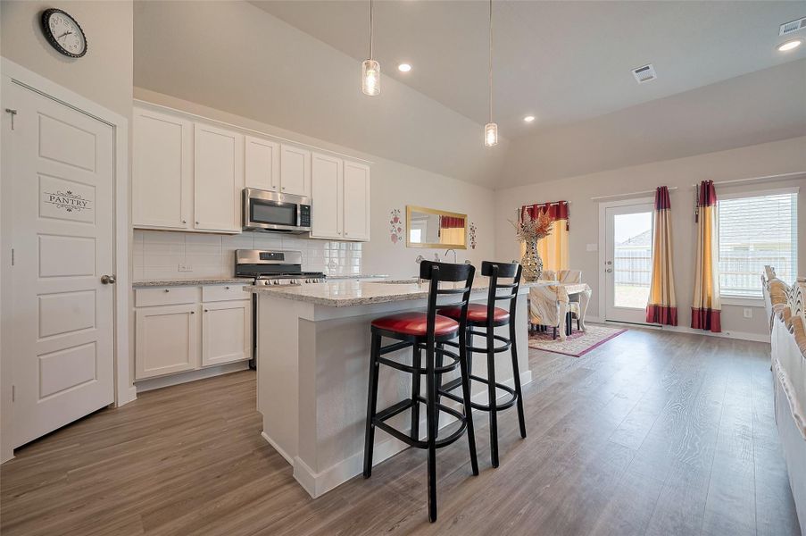 Furnished interior view inside a new home in Marvida, Cypress (Image 25).