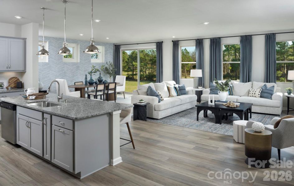 Kitchen/dinning area/ gathering room