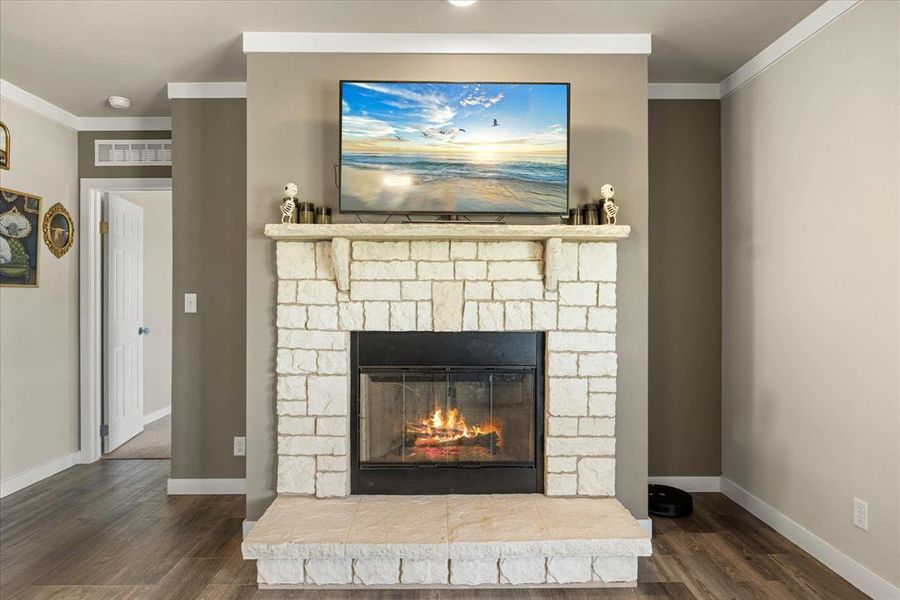 Wood Burning Firepalce