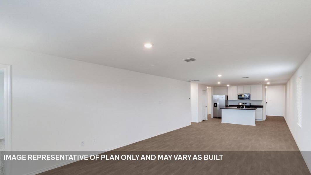 Representative unfurnished interior of a home built from the The Estero by D.R. Horton in Marigold, Kyle (Image 10).