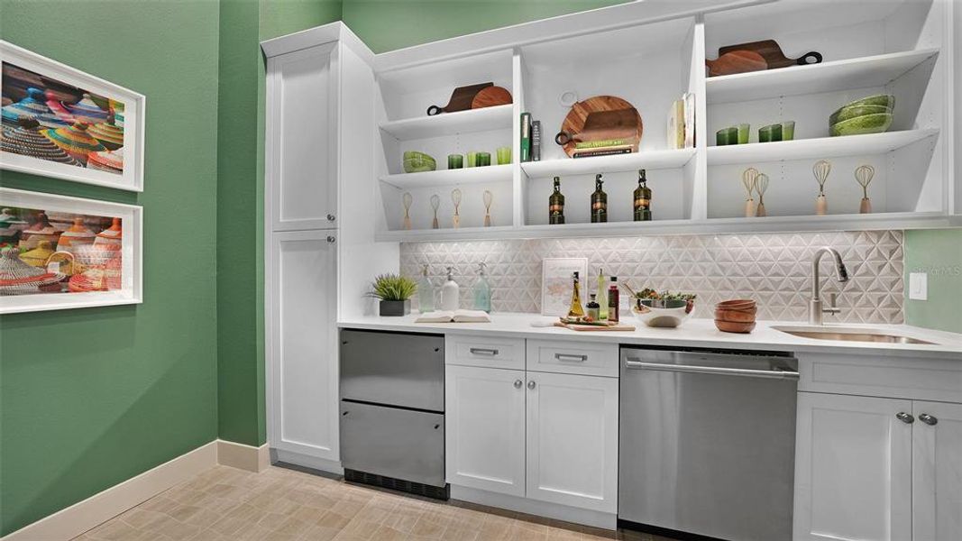 Furnished interior view inside a new home in , Venice (Image 39).