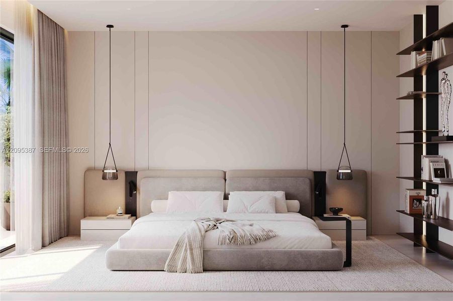Furnished interior view inside a new home in , Fort Lauderdale (Image 6).