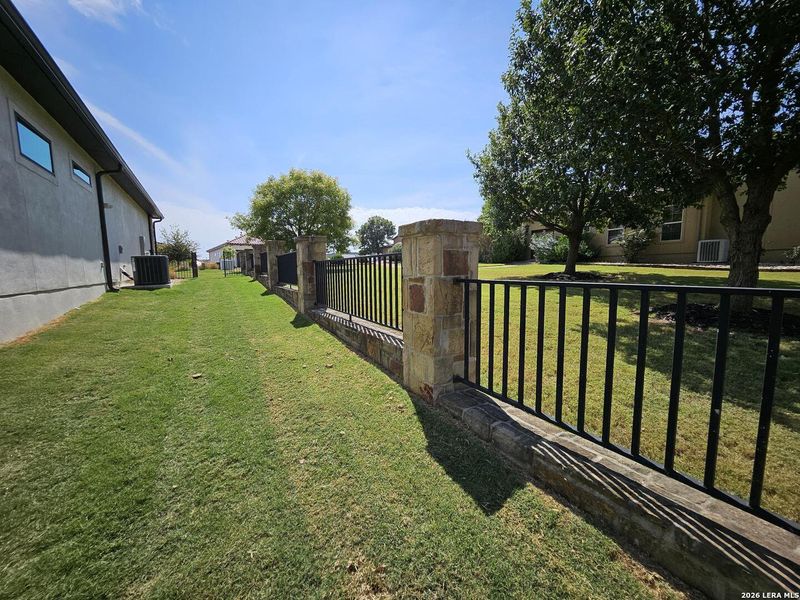 Exterior details and patio area of a home in , Kerrville (Image 17).