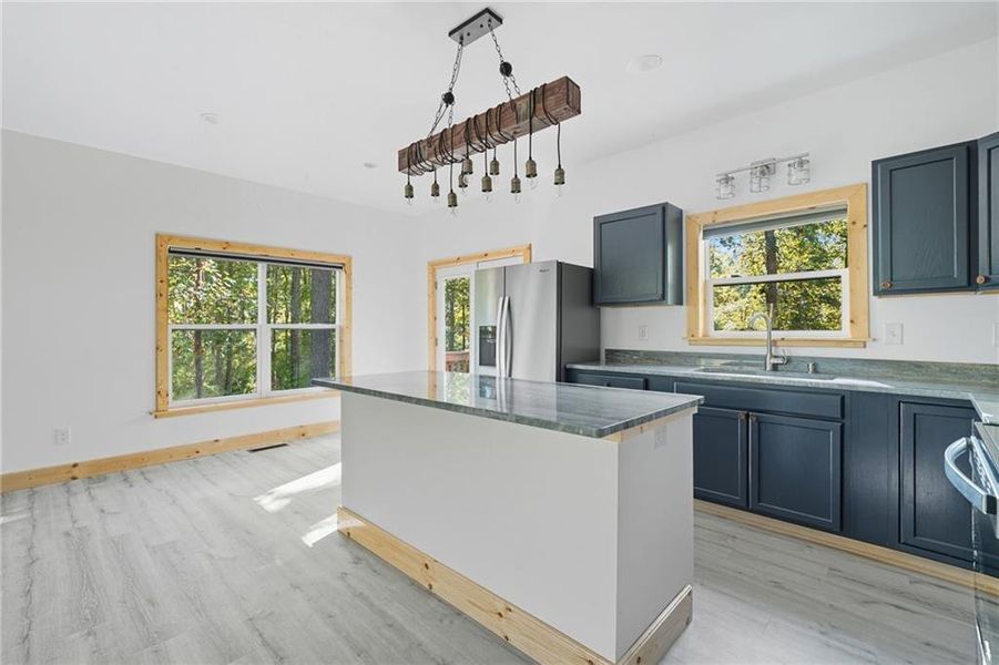 Furnished interior view inside a new home in , Talking Rock (Image 6).