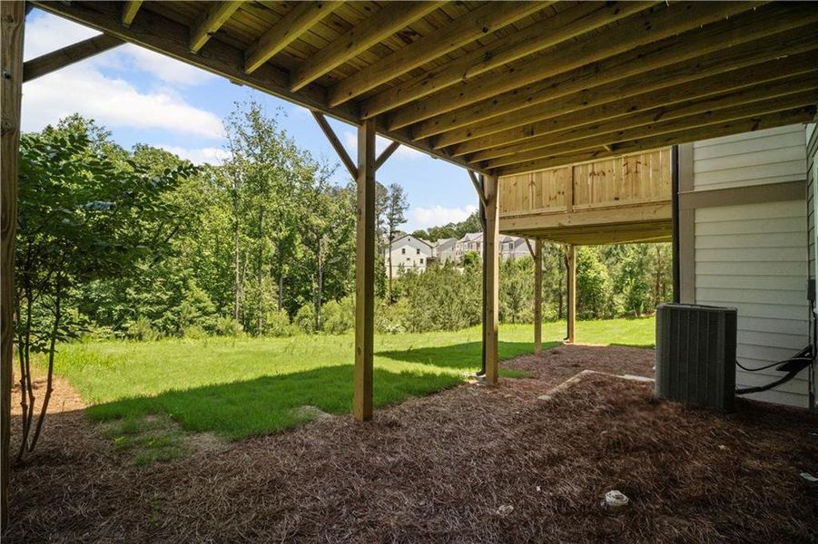 Exterior details and patio area of a home in , Canton (Image 23).