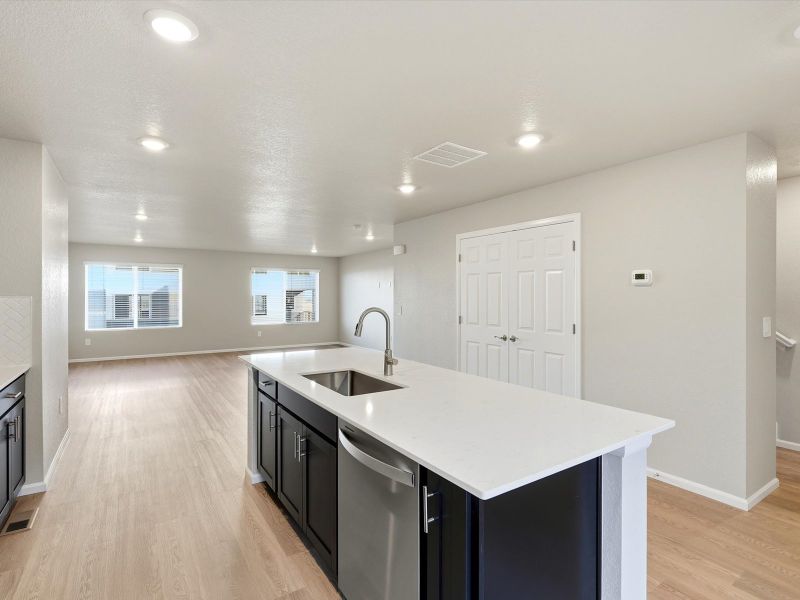 Furnished interior view inside a new home in Three Hills, Morrison (Image 4).