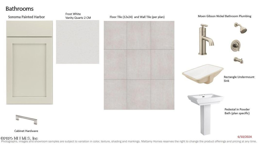 Sample of building materials used in homes in RiverTown - Ravines, St. Johns (Image 23).