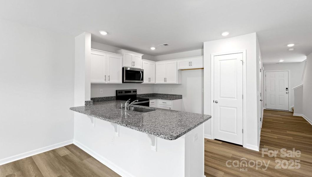 Furnished interior view inside a new home in Clark Creek Landing Townhomes, Lincolnton (Image 4).