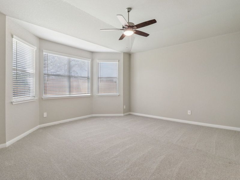 Spacious, unfurnished interior of a new home in Arcadia Ridge - Premier Series, San Antonio (Image 18). Spacious, unfurnished interior of a new home in Arcadia Ridge - Premier Series, San Antonio (Image 18).