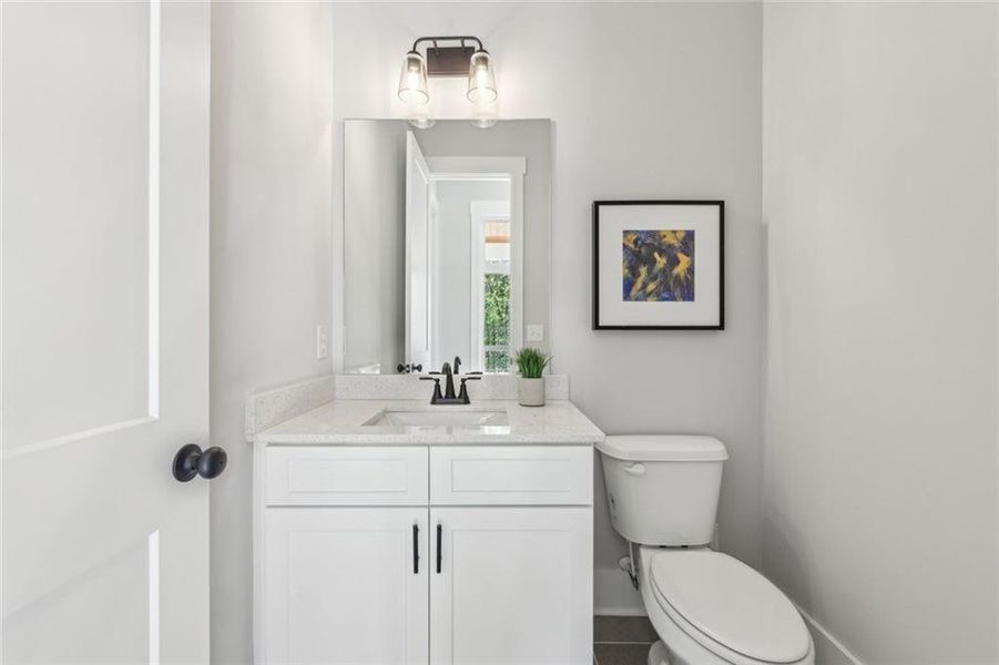 Furnished interior view inside a new home in , Atlanta (Image 41).