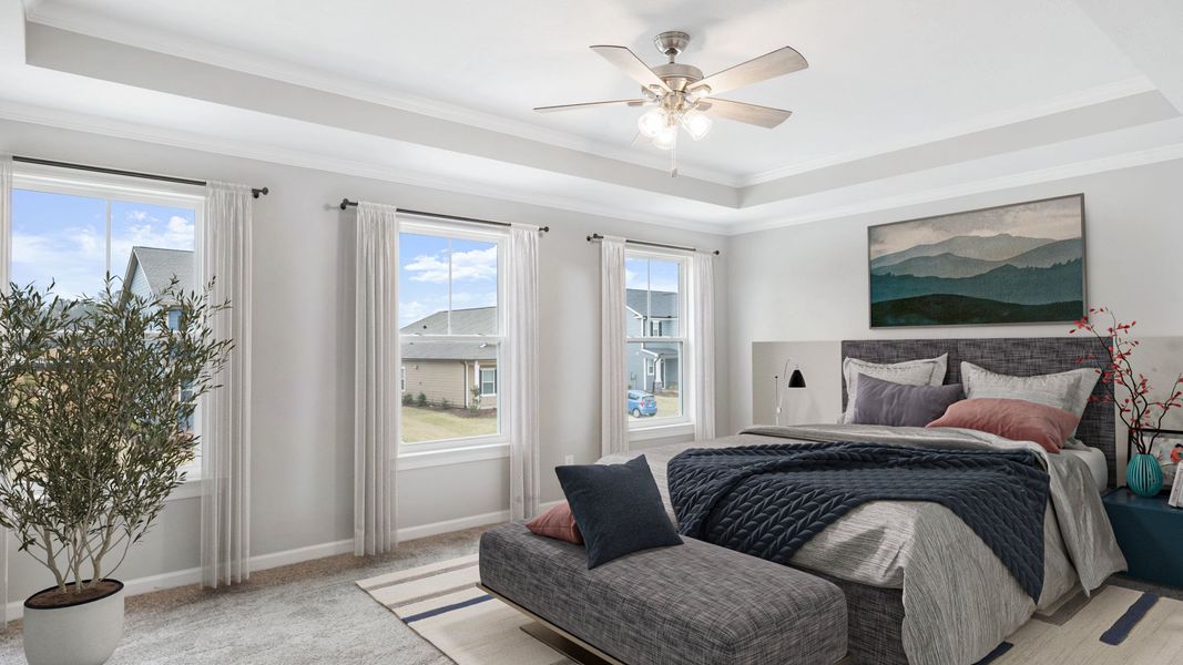 Furnished interior view inside a new home in Tillery Park, Grovetown (Image 13). Furnished interior view inside a new home in Tillery Park, Grovetown (Image 13).