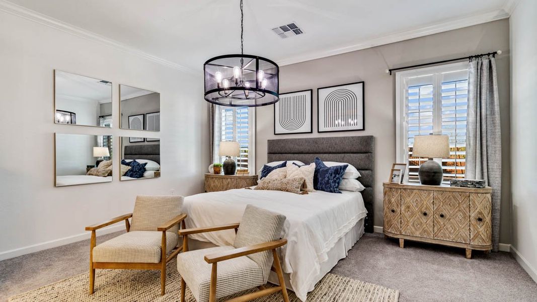 Furnished interior view inside a new home in The Ridge at Stone Butte, Phoenix (Image 14).