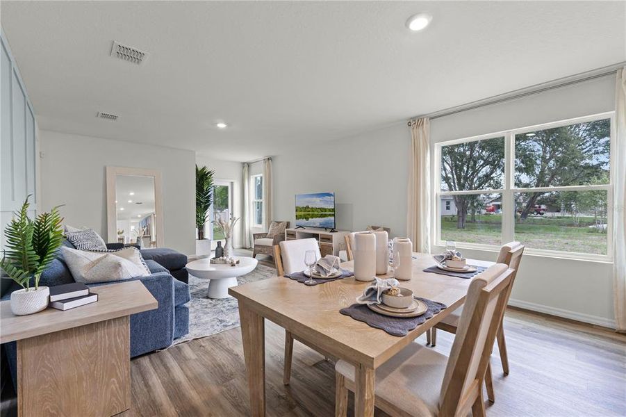 Furnished interior view inside a new home in Campbell Crossing, Port Orange (Image 6). Furnished interior view inside a new home in Campbell Crossing, Port Orange (Image 6).