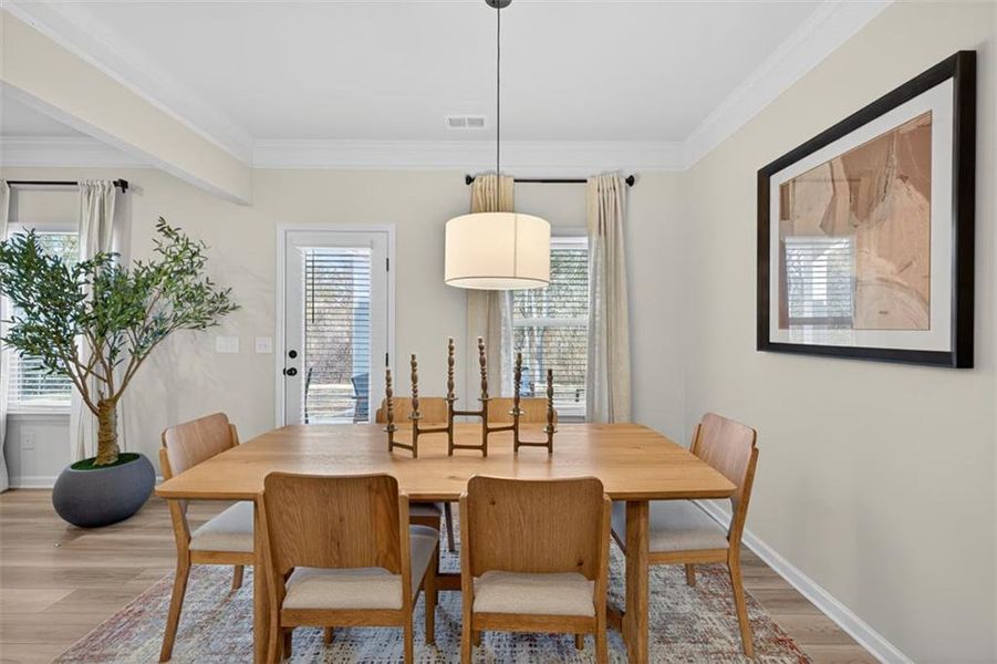 Furnished interior view inside a new home in Sagebrook, Powder Springs (Image 9).