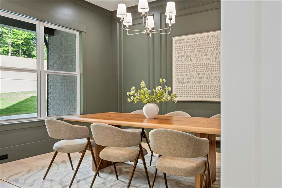 Furnished interior view inside a new home in , Dacula (Image 13).