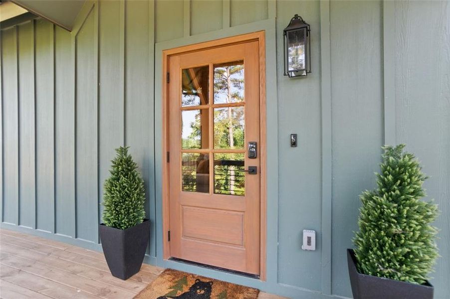 Exterior details and patio area of a home in , Talking Rock (Image 24).