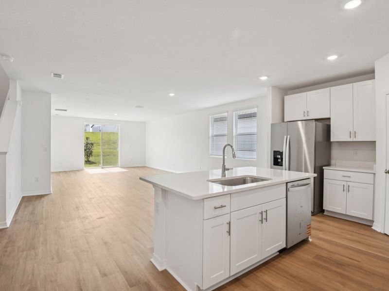 Furnished interior view inside a new home in Benton Hills - Classic Series, Brooksville (Image 7).