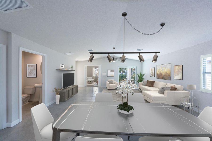 Virtually Staged- Cottage-Living-Room